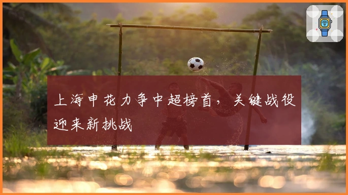 上海申花力争中超榜首，关键战役迎来新挑战